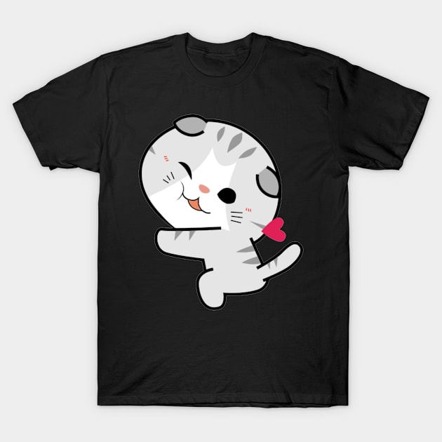 Smile cat T-Shirt by stephens69